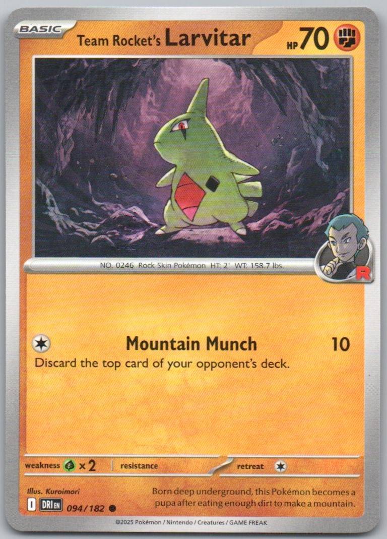 94 - Team Rocket's Larvitar
