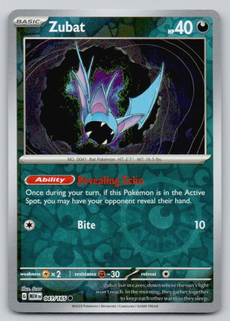 Zubat 041 REV Card - 151