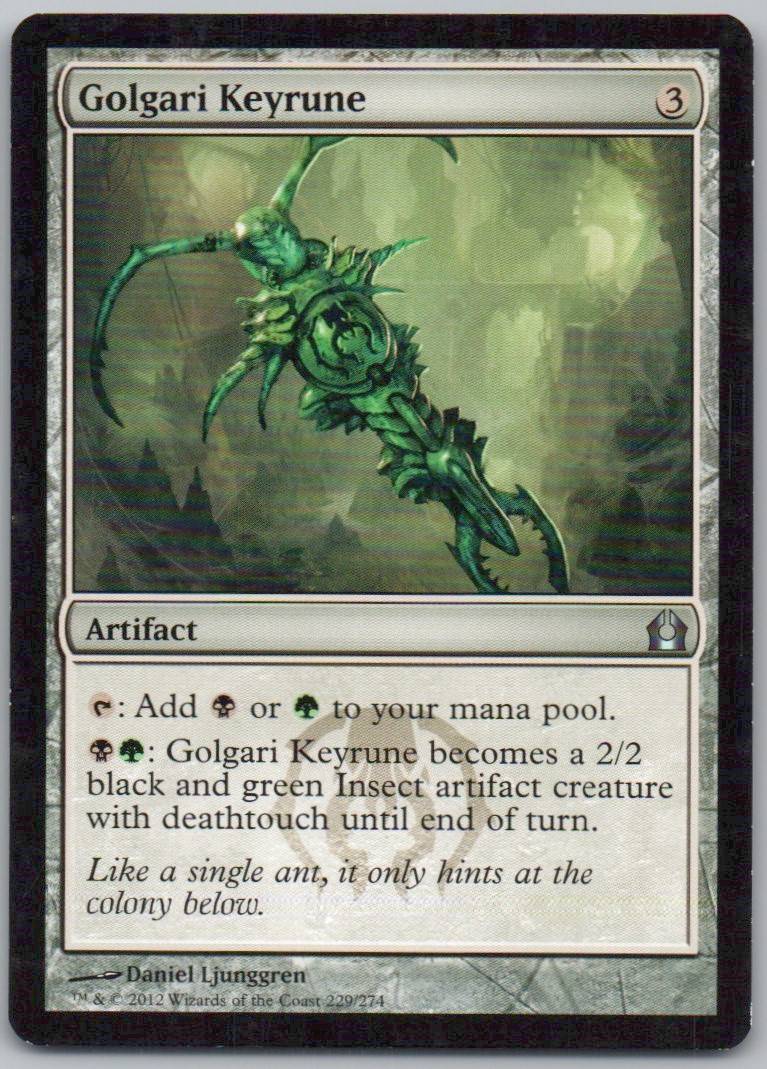Golgari Keyrune 229 Normal Artifact Card - Return to Ravnica