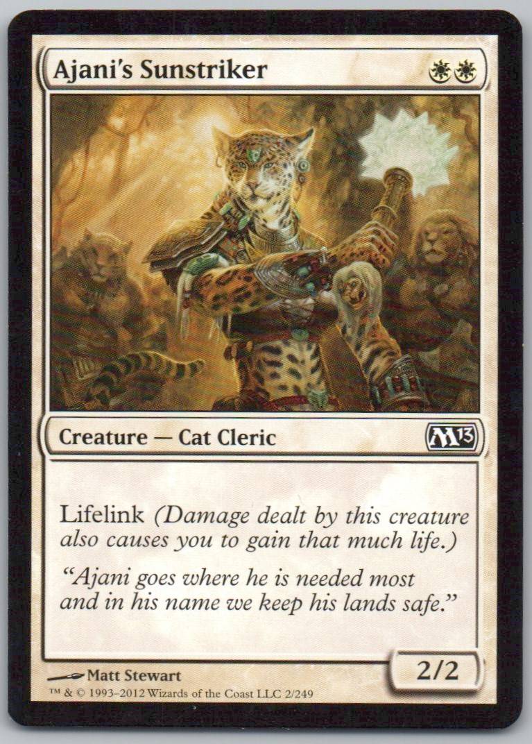 Ajani's Sunstriker 2 Normal Creature Card - Magic 2013