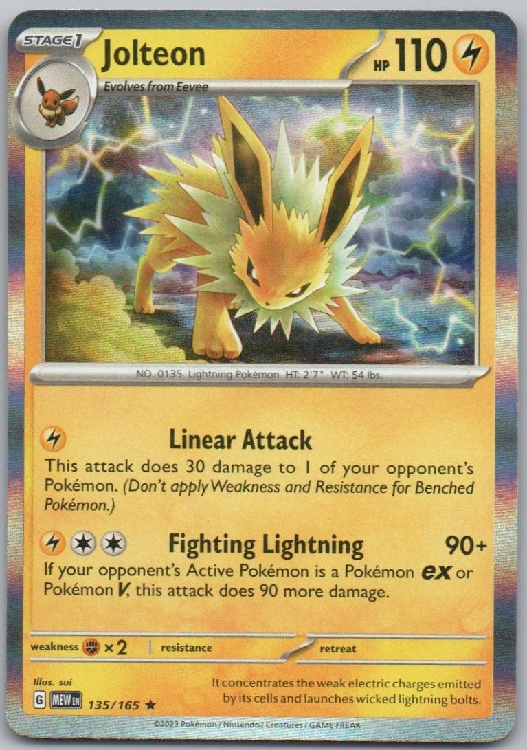 Jolteon 135 NOR Card - 151