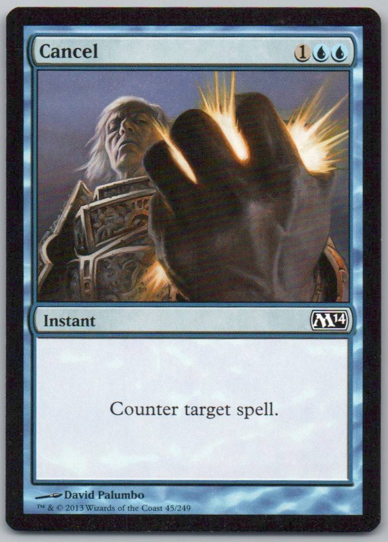 Cancel 45 Normal Instant Card - Magic 2014