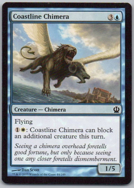 Coastline Chimera 44 Normal Creature Card - Theros