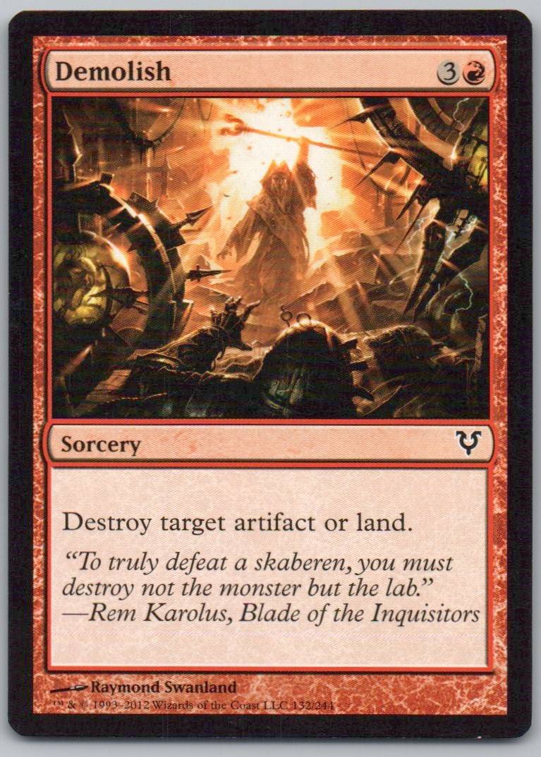 Demolish 132 Normal Sorcery Card - Avacyn Restored