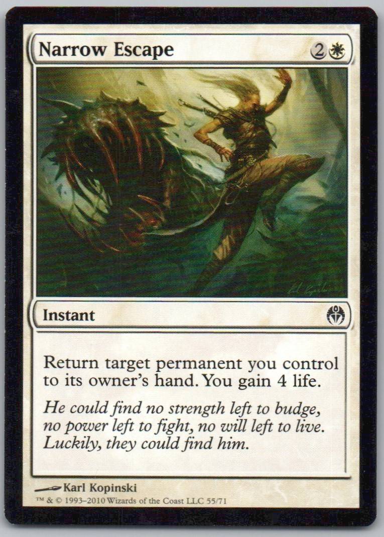 Narrow Escape 55 Normal Instant Card - Duel Decks: Phyrexia vs. the Coalition