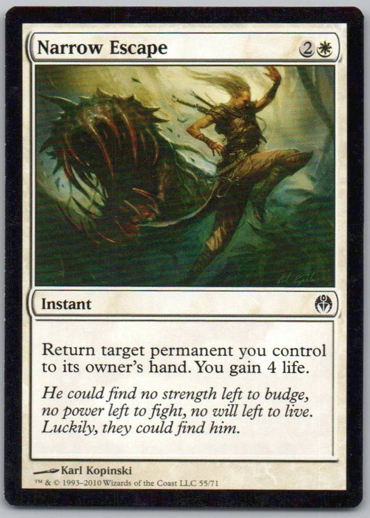 Narrow Escape 55 Normal Instant Card - Duel Decks: Phyrexia vs. the Coalition