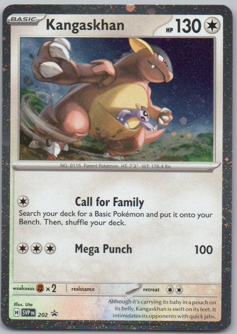 Kangaskhan (Cosmos Holo) 202 HOL Card - Scarlet & Violet Promo