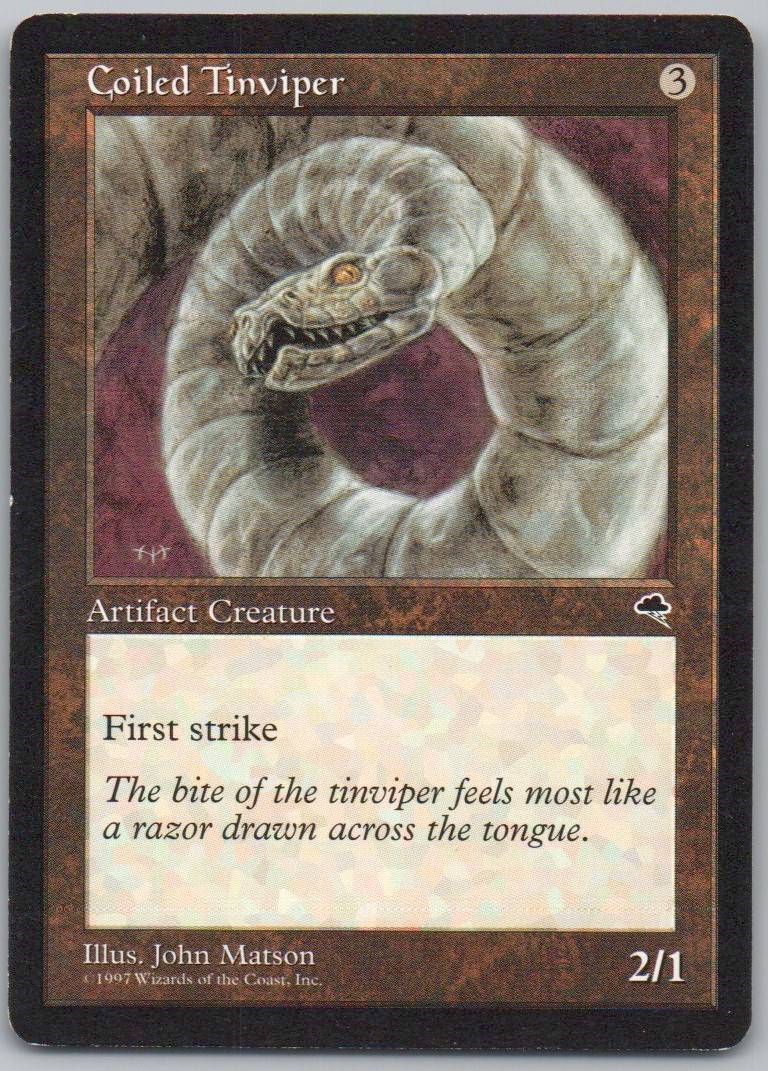 Coiled Tinviper 279 Normal Artifact Card - Tempest