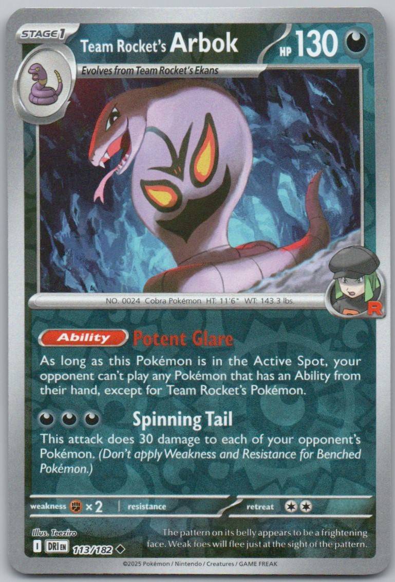 113 - Team Rocket's Arbok