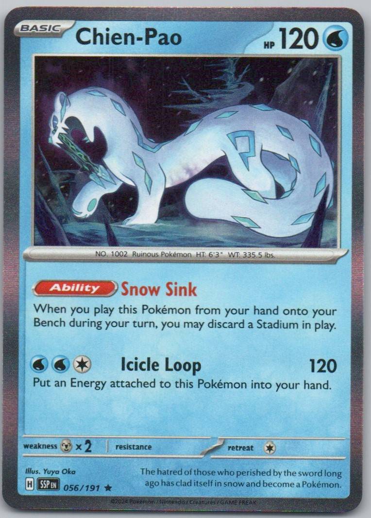 Chien-Pao 056 NOR Card - Surging Sparks
