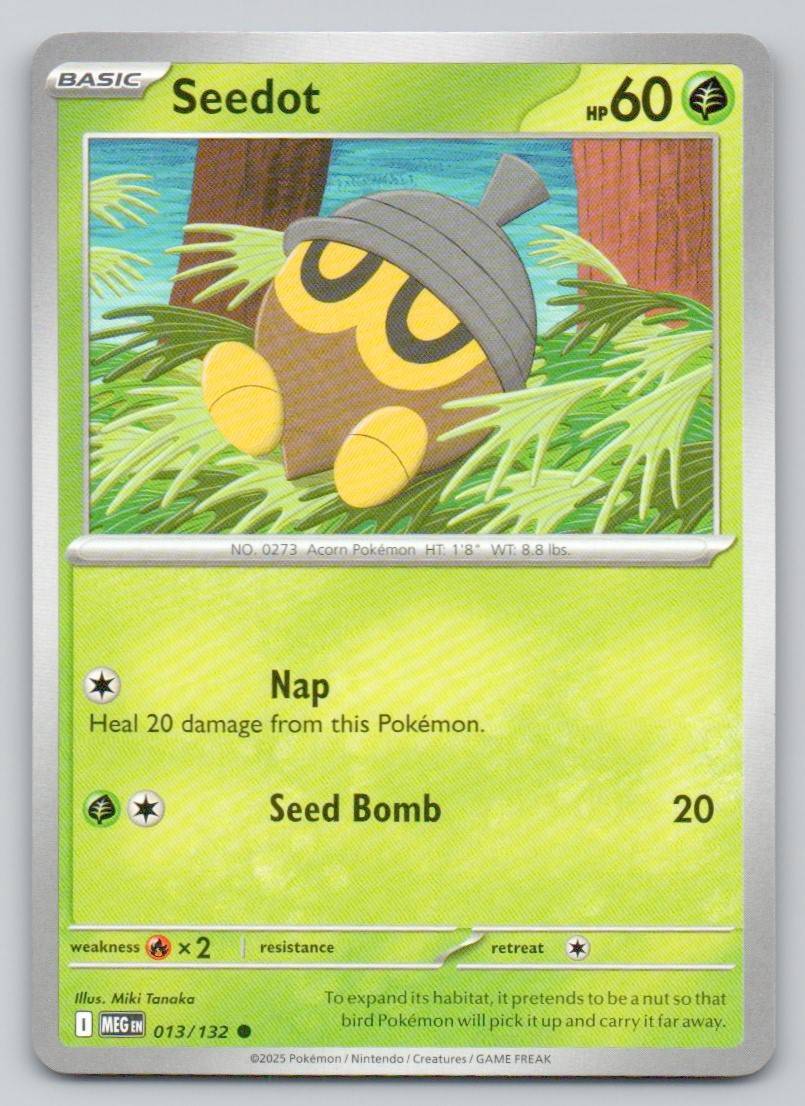 Seedot 013 NOR Card - Mega Evolution