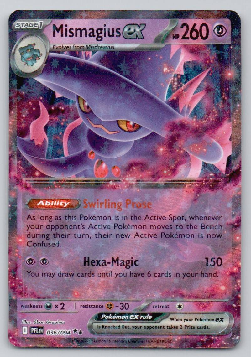 Mismagius ex 036 NOR Card - Phantasmal Flames
