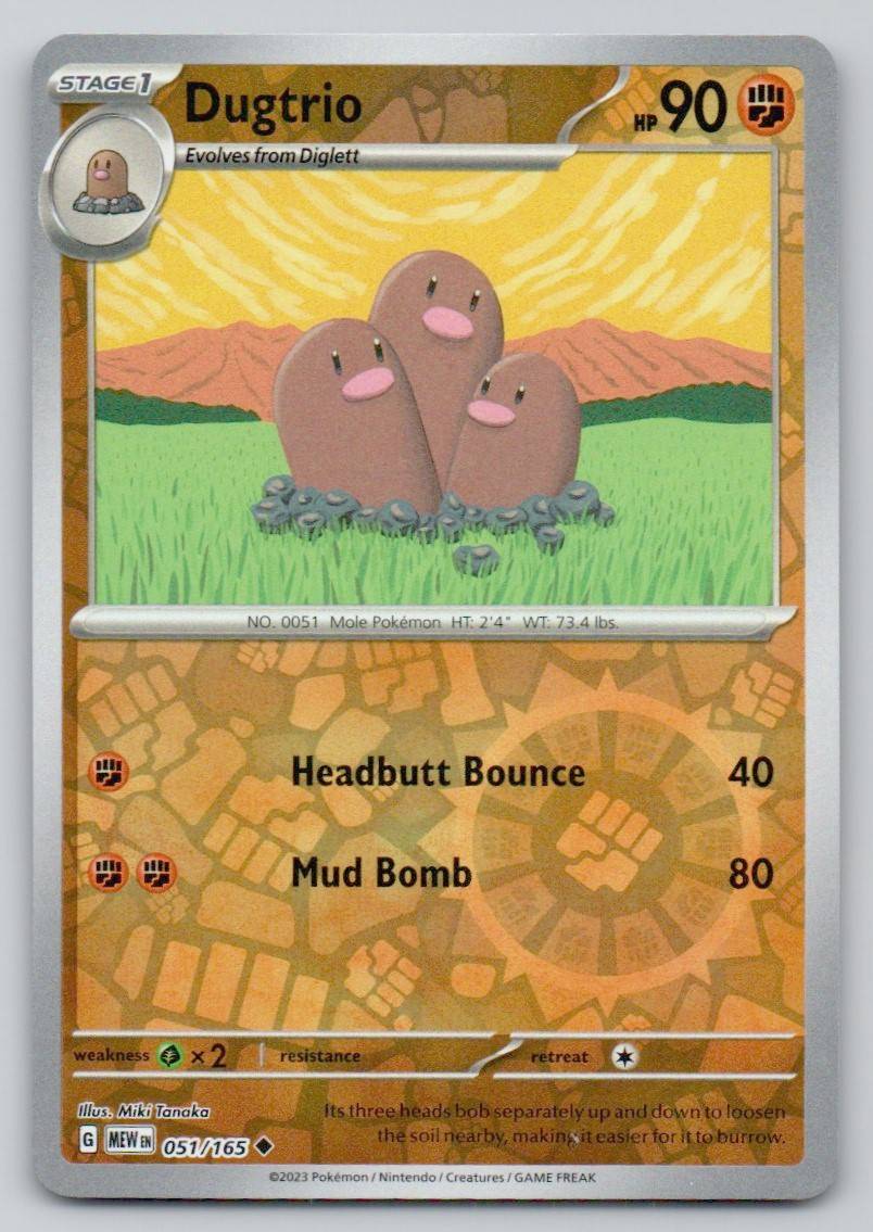 Dugtrio 051 REV Card - 151