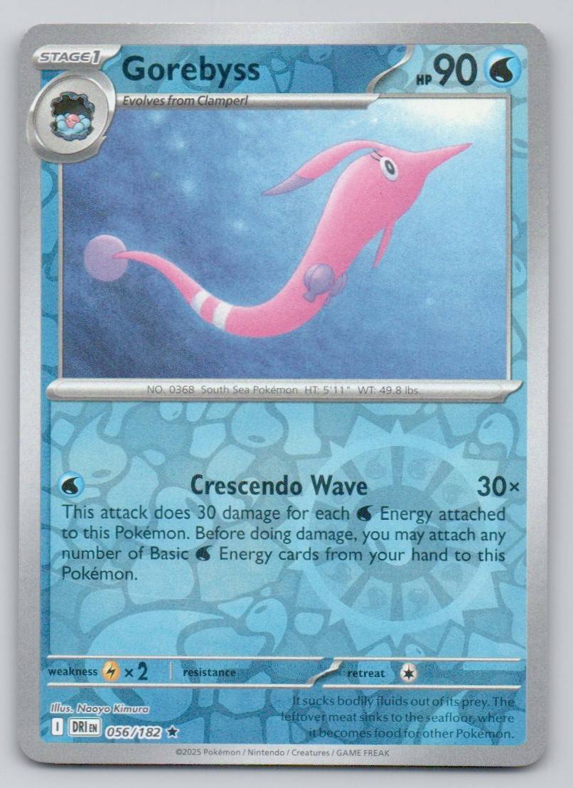 Gorebyss 056 REV Card - Destined Rivals