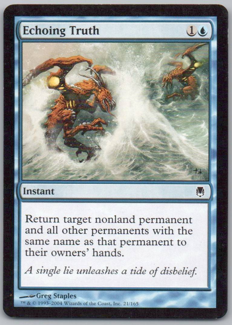 Echoing Truth 21 Normal Instant Card - Darksteel