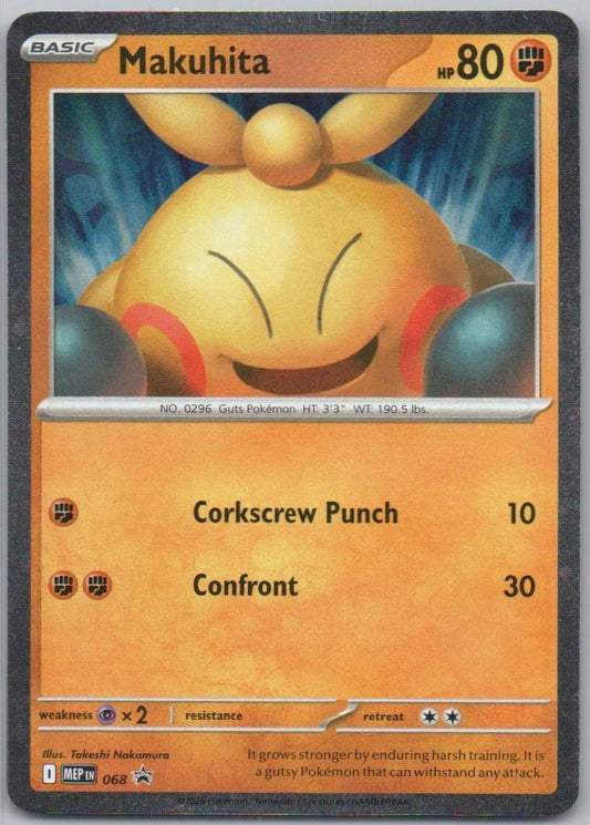 Makuhita 068 HOL Card - ME: Mega Evolution Promo