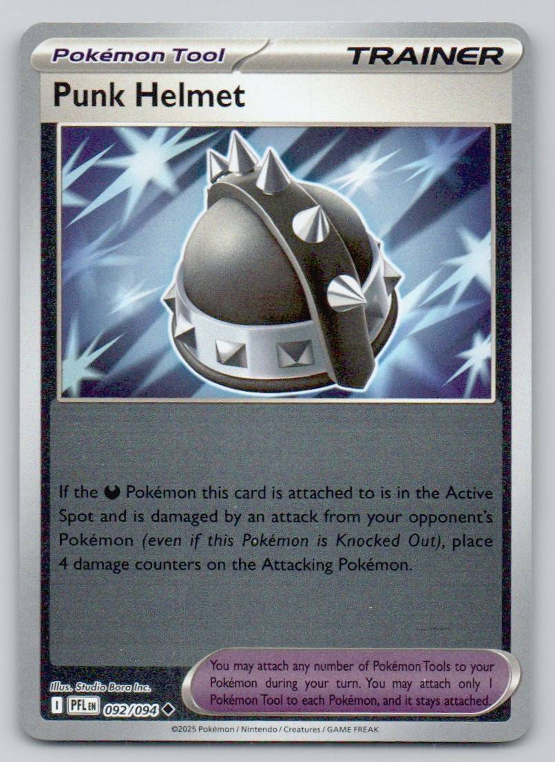 Punk Helmet 092 REV Card - Phantasmal Flames