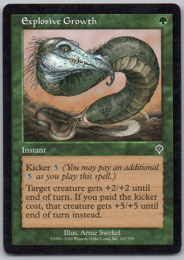 Explosive Growth 187 Normal Instant Card - Invasion