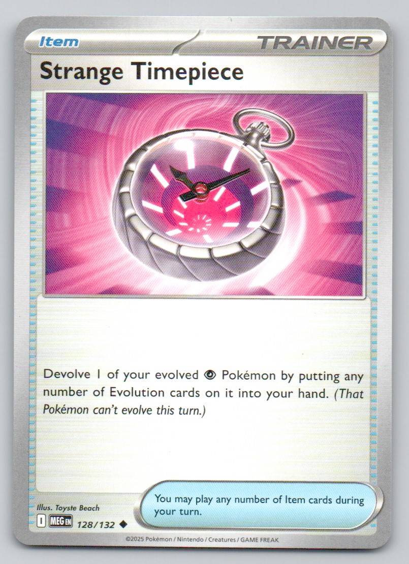 Strange Timepiece 128 NOR Card - Mega Evolution