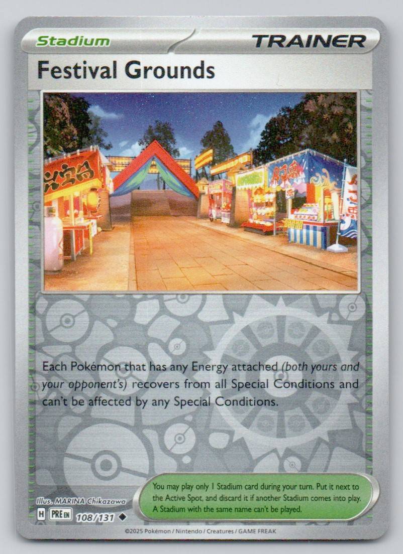 Festival Grounds 108 REV Card - Prismatic Evolutions