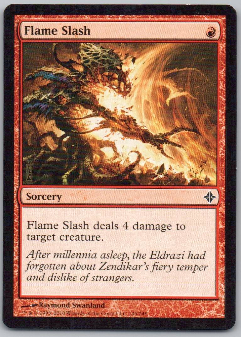 Flame Slash 145 Normal Sorcery Card - Rise of the Eldrazi