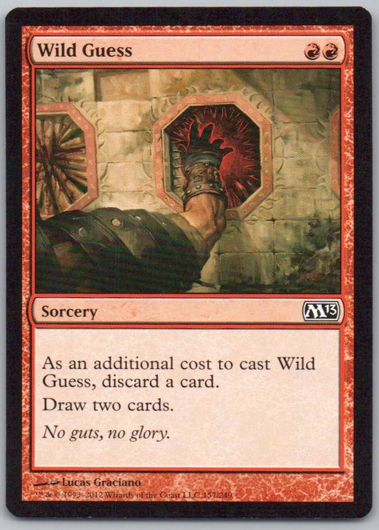 Wild Guess 157 Normal Sorcery Card - Magic 2013