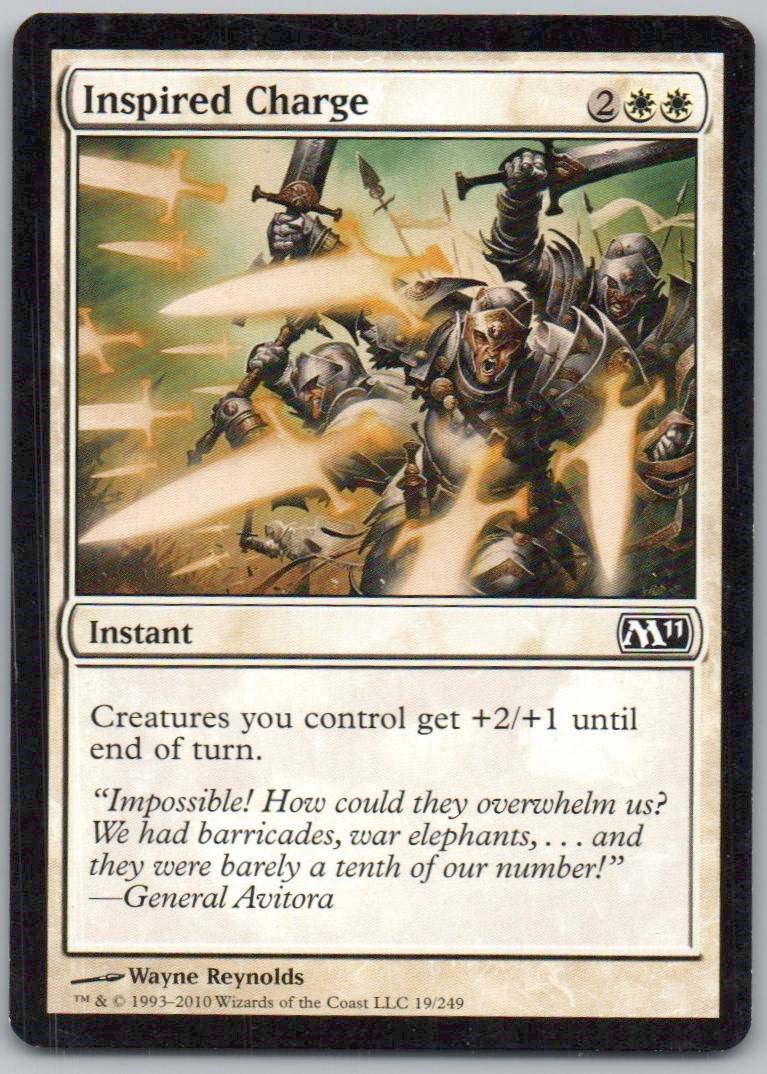 Inspired Charge 19 Normal Instant Card - Magic 2011