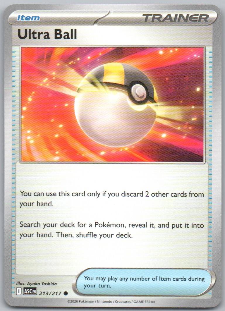 Ultra Ball 213 NOR Card - Ascended Heroes