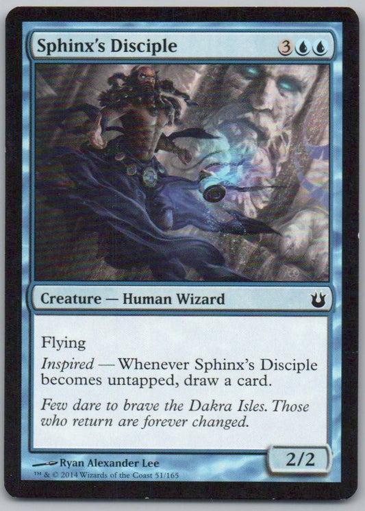 Sphinx's Disciple 51 Normal Creature Card - Born of the Gods