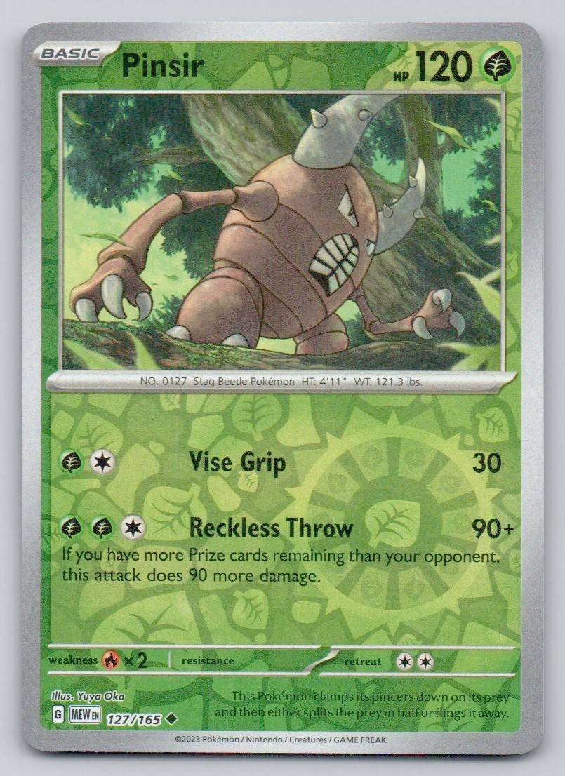 Pinsir 127 REV Card - 151