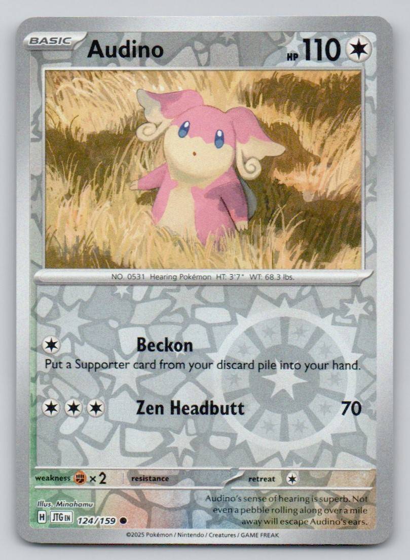 Audino 124 REV Card - Journey Together