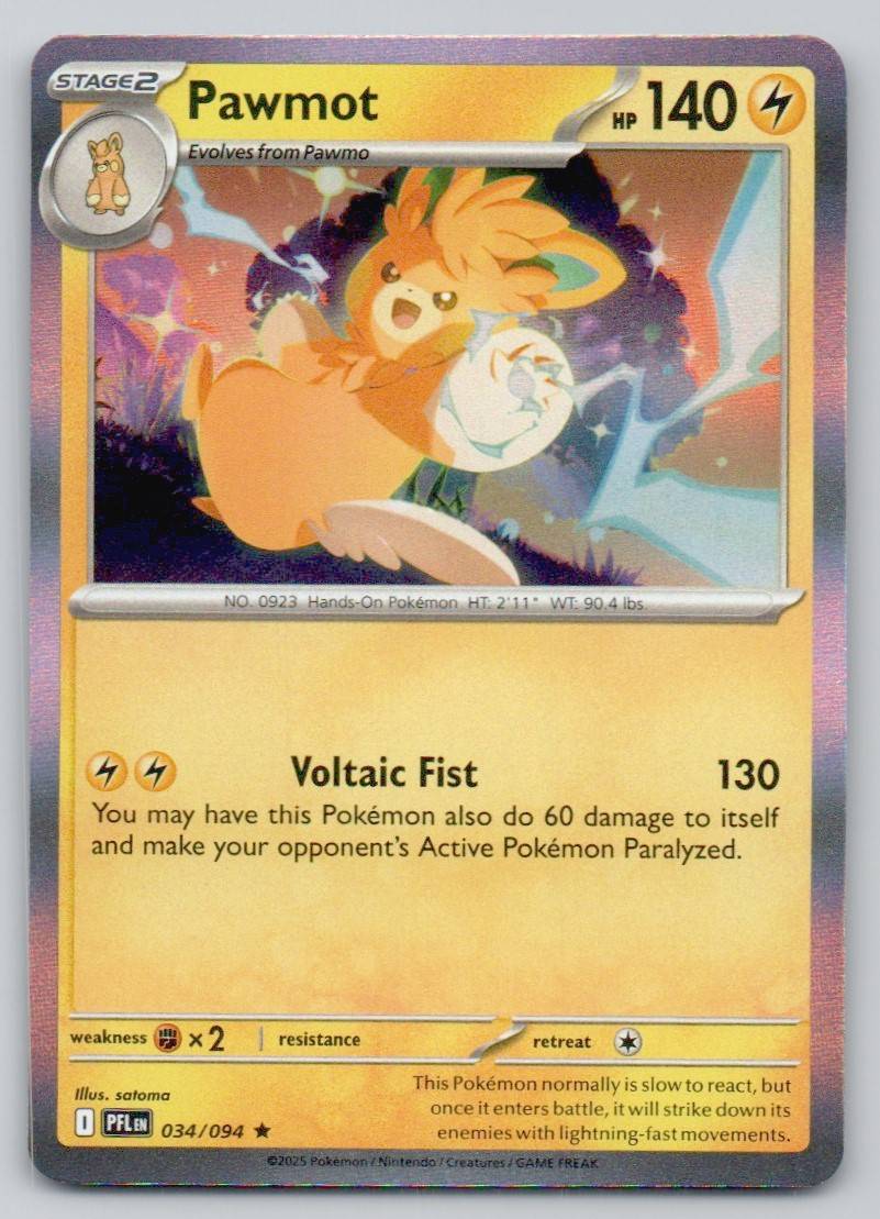 Pawmot 034 NOR Card - Phantasmal Flames