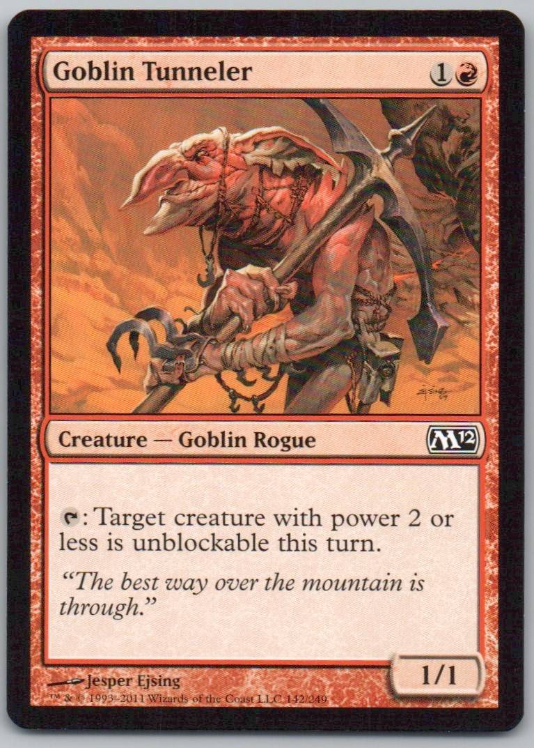 Goblin Tunneler 142 Normal Creature Card - Magic 2012