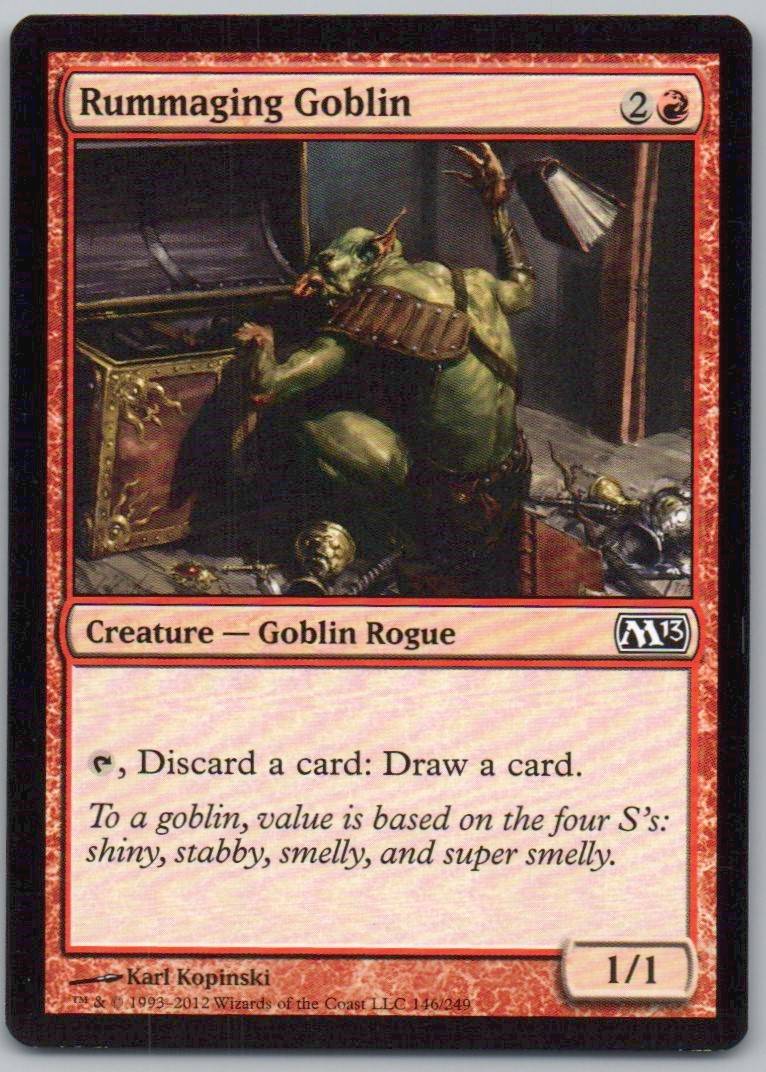 Rummaging Goblin 146 Normal Creature Card - Magic 2013