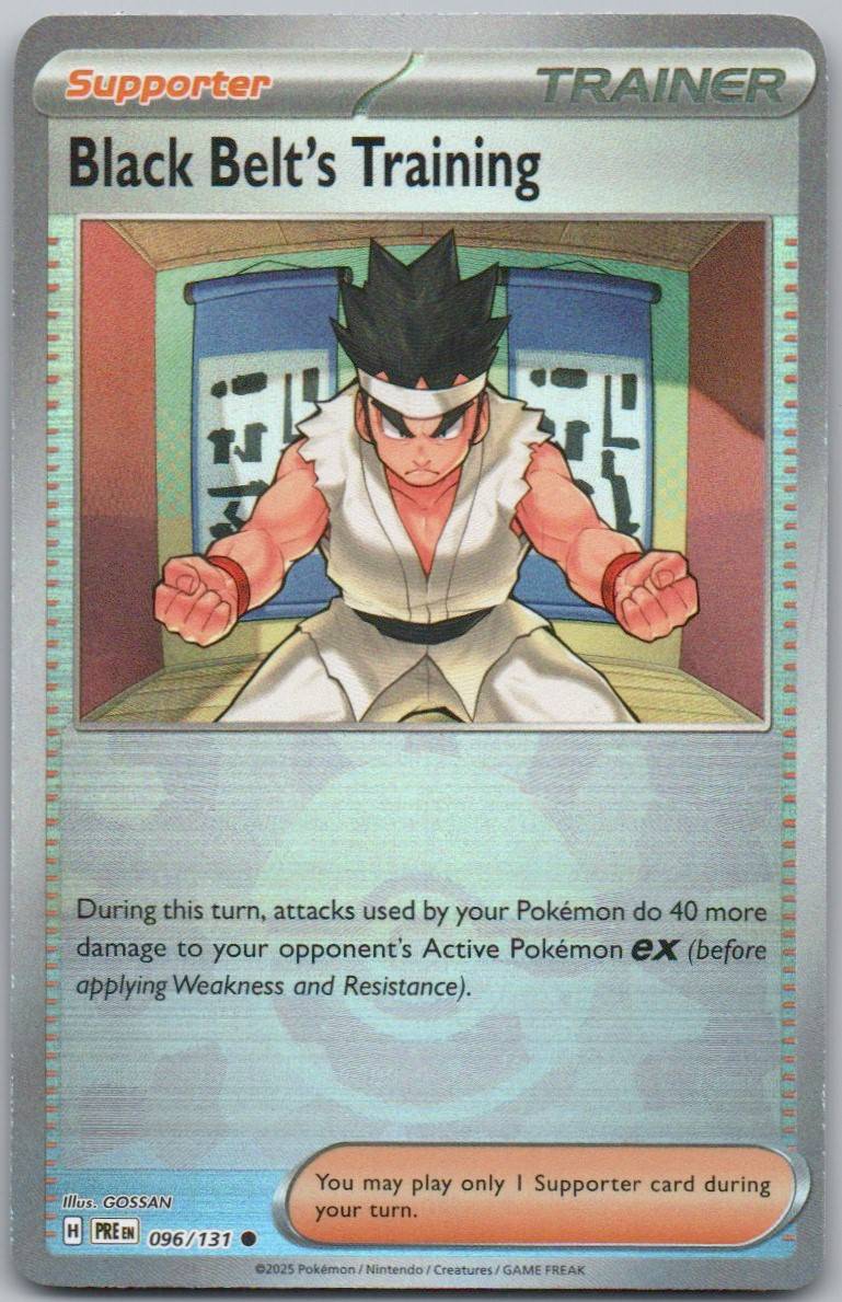 Black Belt's Training (Poke Ball Pattern) 096 HOL Card - Prismatic Evolutions