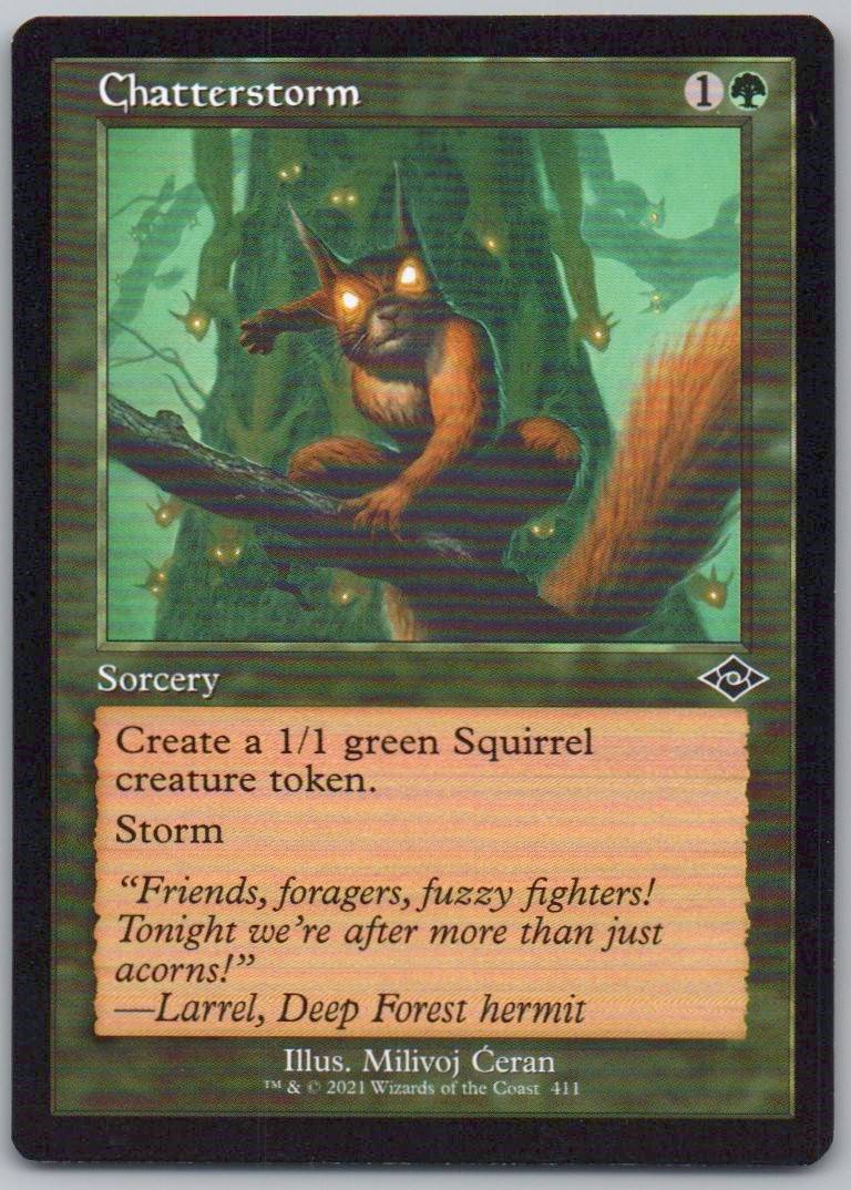 Chatterstorm (Retro Frame) 411 Normal Sorcery Card - Modern Horizons 2