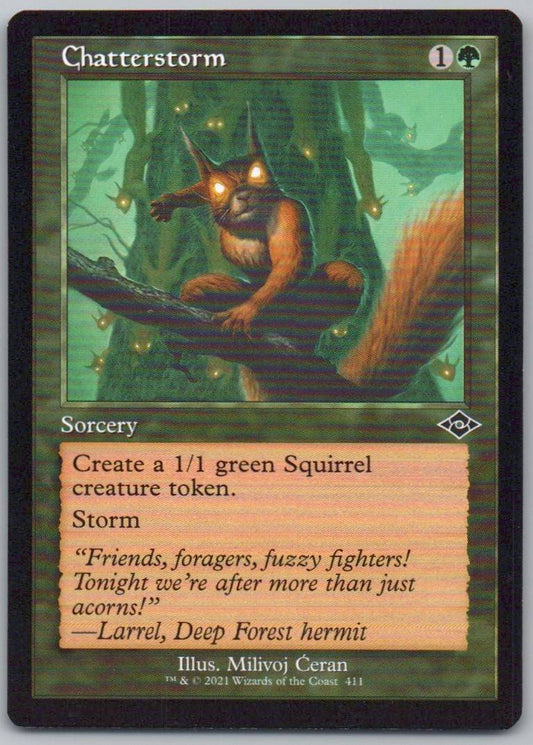 Chatterstorm (Retro Frame) 411 Normal Sorcery Card - Modern Horizons 2