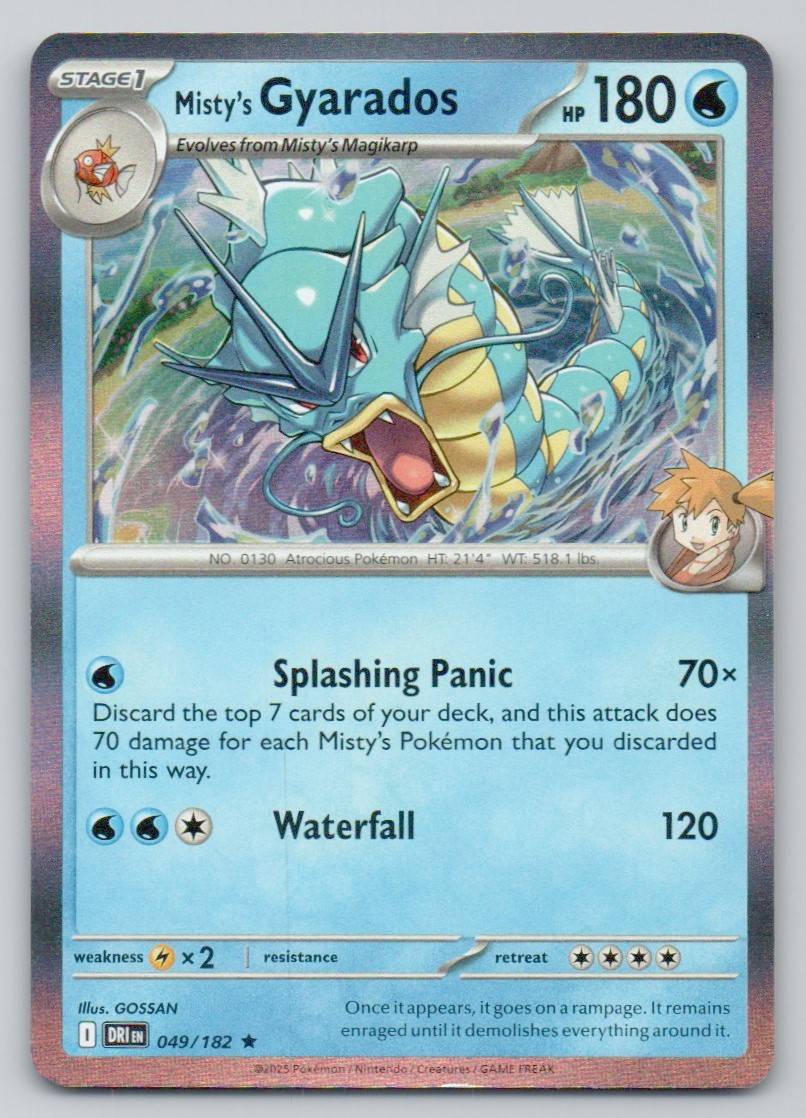 Misty's Gyarados 049 NOR Card - Destined Rivals