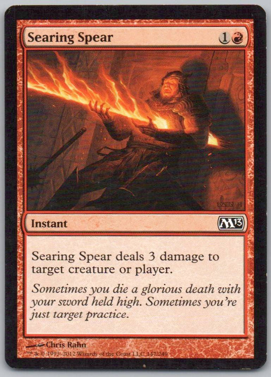 Searing Spear 147 Normal Instant Card - Magic 2013