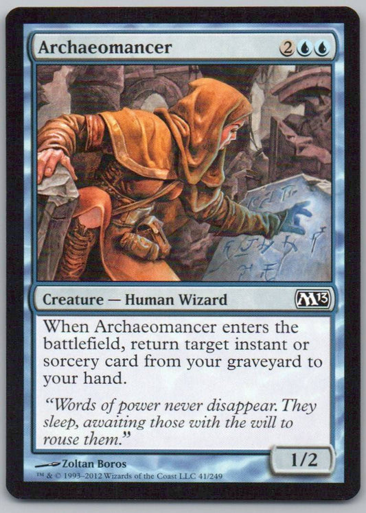 Archaeomancer 41 Normal Creature Card - Magic 2013