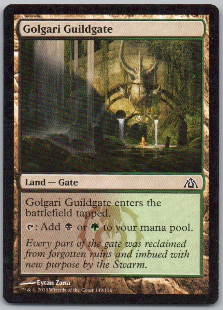 Golgari Guildgate 149 Normal Land Card - Dragon's Maze