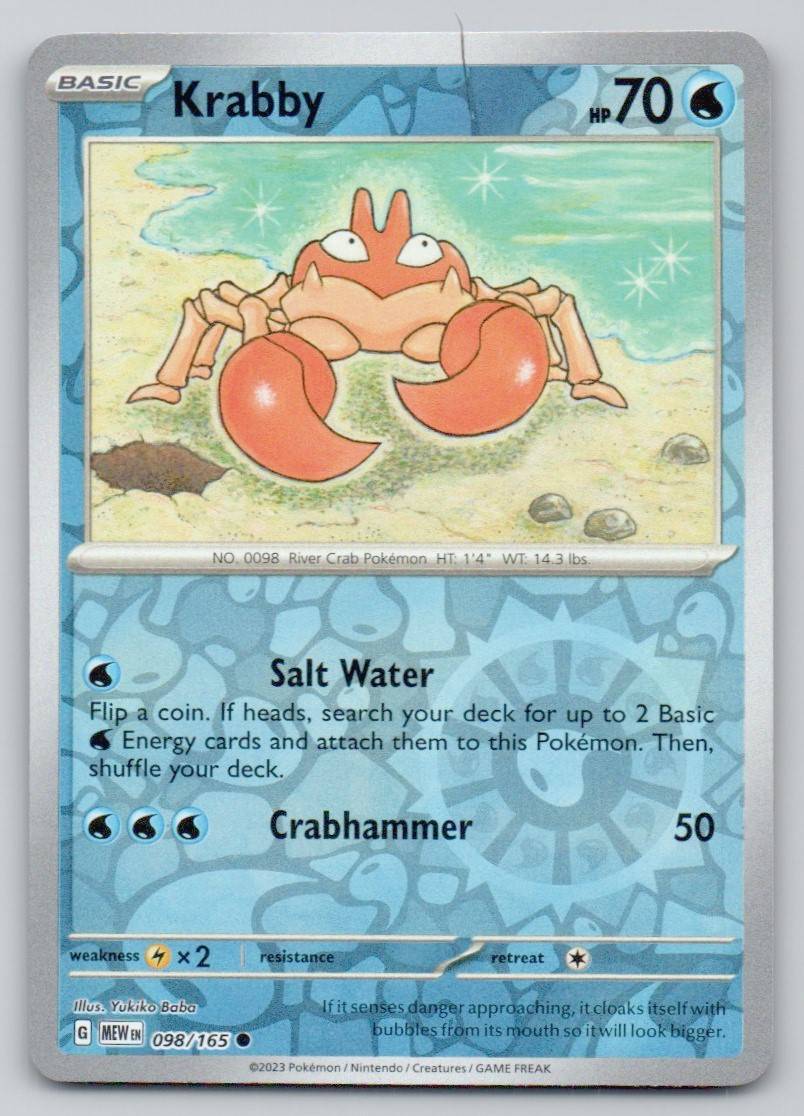 Krabby 098 REV Card - 151