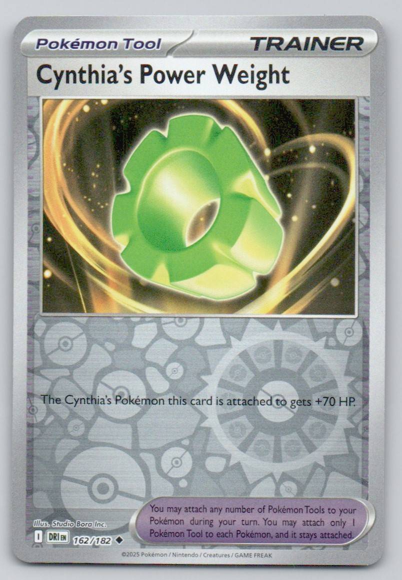 Cynthia's Power Weight 162 REV Card - Destined Rivals