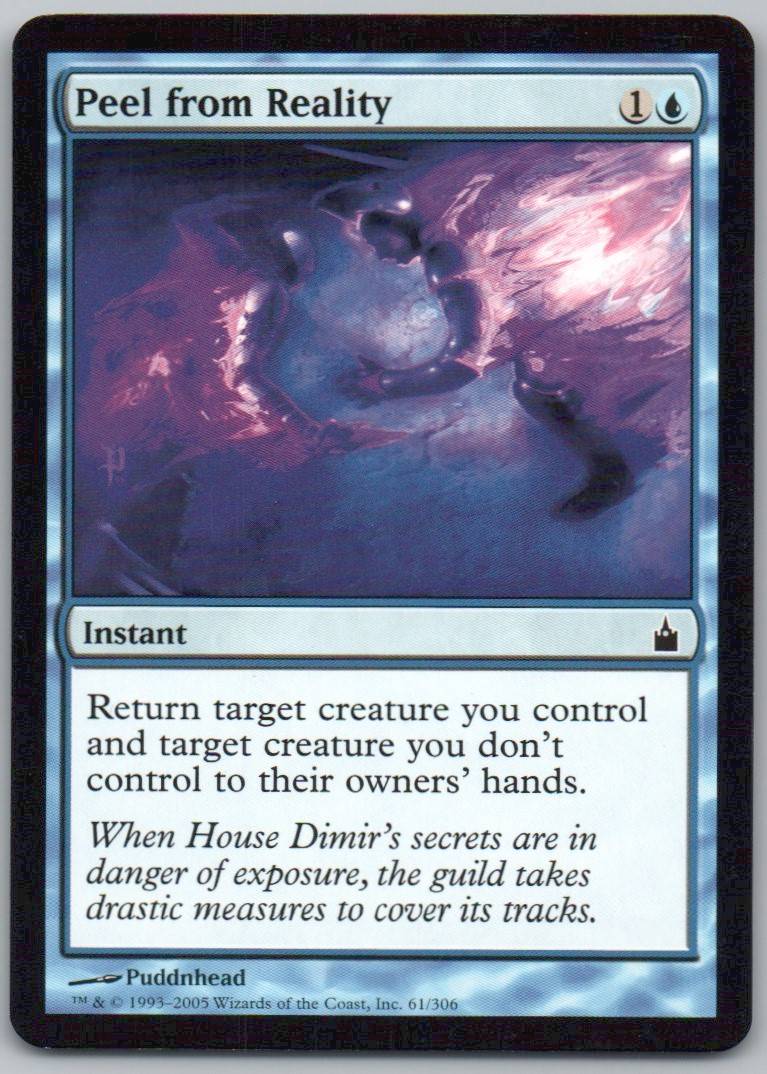 Peel from Reality 61 Normal Instant Card - Ravnica: City of Guilds