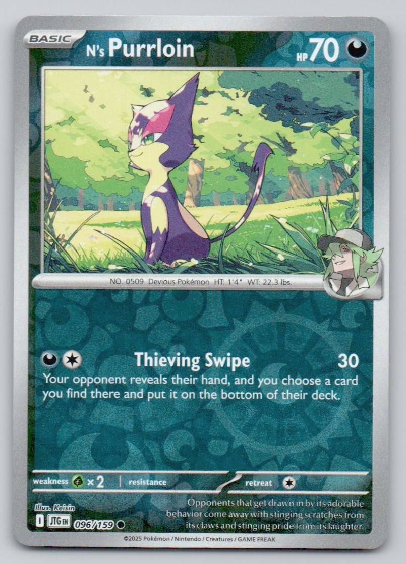 N's Purrloin 096 REV Card - Journey Together