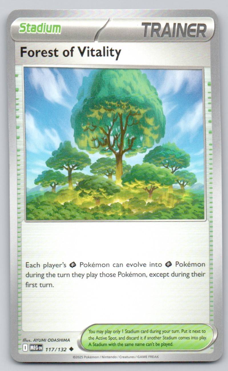 Forest of Vitality 117 NOR Card - Mega Evolution