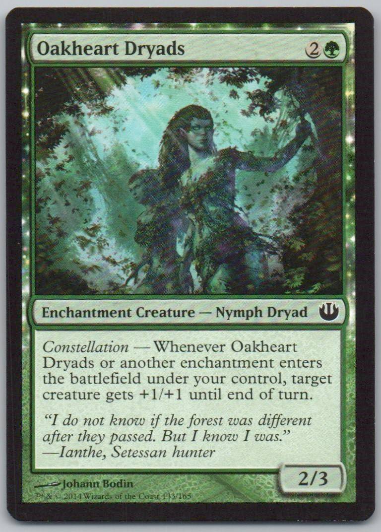 Oakheart Dryads 133 Normal Enchantment Card - Journey Into Nyx