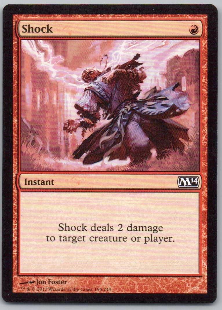 Shock 155 Normal Instant Card - Magic 2014