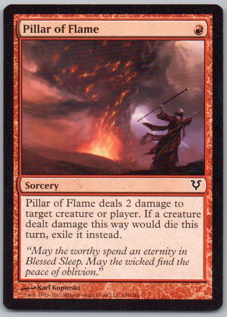 Pillar of Flame 149 Normal Sorcery Card - Avacyn Restored