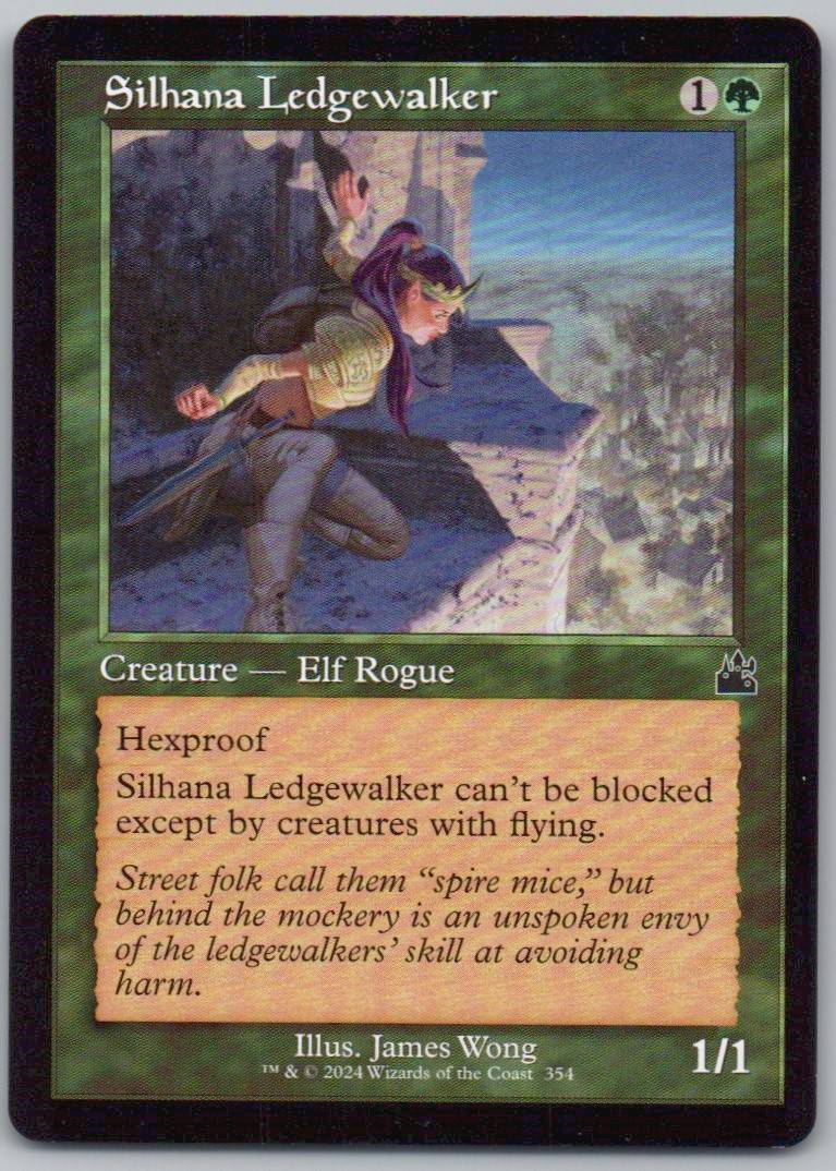 Silhana Ledgewalker (Retro Frame) 354 Normal Creature Card - Ravnica Remastered